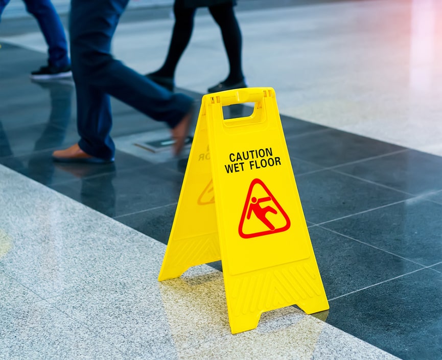 caution wet floor